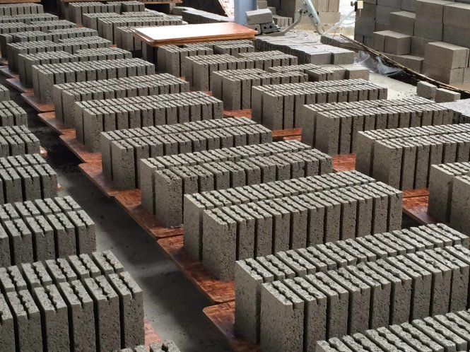 Công nghệ sản xuất gạch không nung gạch block gạch bê tông